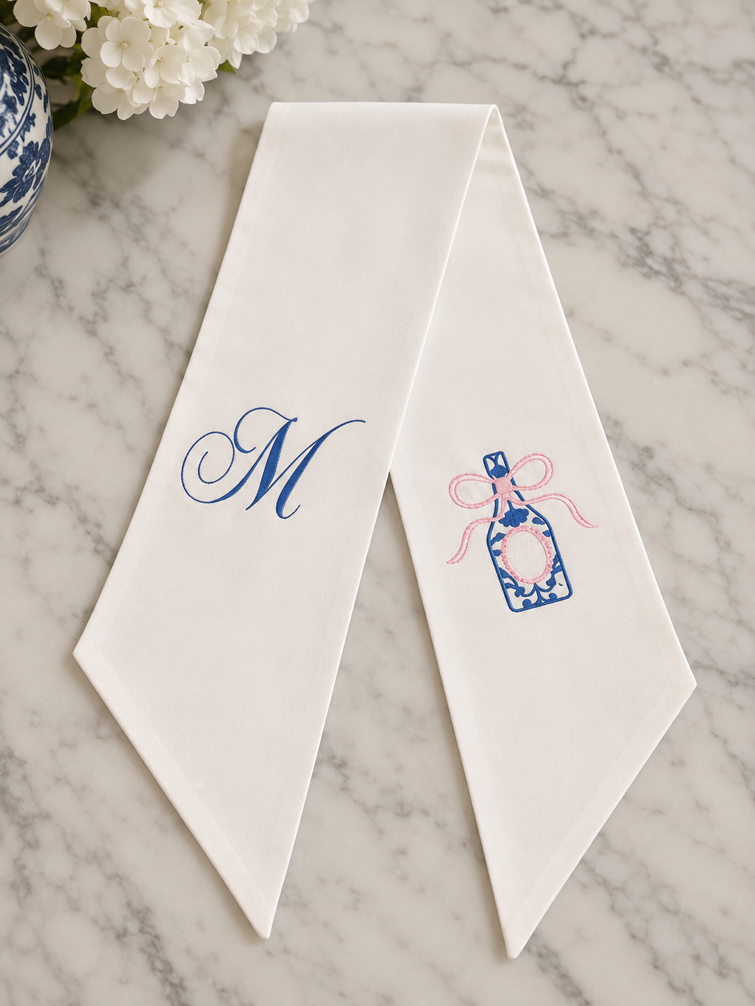 Wreath Sash Pair