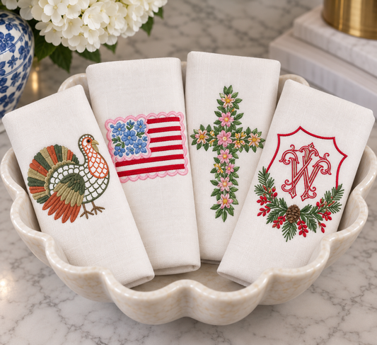 Seasonal Wreath Sash Collection (4)